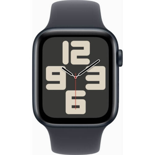 Apple Watch SE 2 2024 GPS 44mm Midnight Aluminium with Midnight Sport Band M/L (MXEK3)