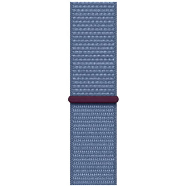 Apple Watch SE GPS 40mm Silver Aluminum with Winter Blue Sport Loop (MRE33)