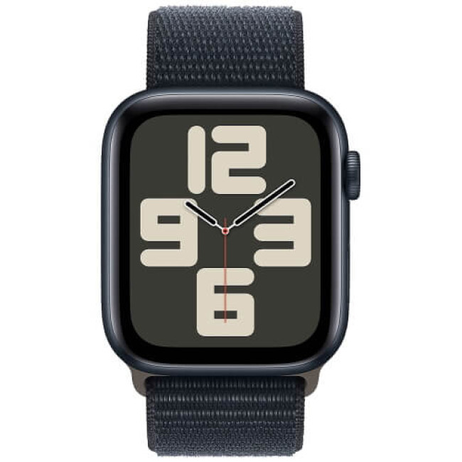 Apple Watch SE GPS 40mm Midnight Aluminum with Midnight Sport Loop (MRE03)