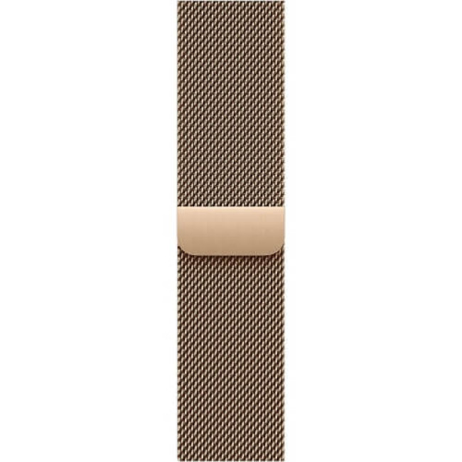 Apple Watch Series 10 46mm Gold Titanium with with Gold Milanese Loop S/M (MC7T4)