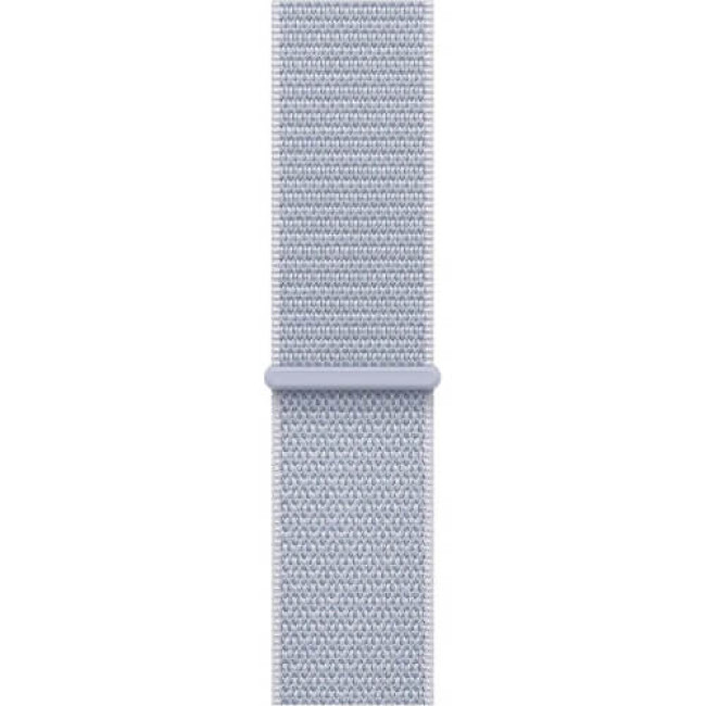 Apple Watch Series 10 GPS + Cellular 46mm Silver Aluminium with Blue Cloud Sport Loop (MWY23)