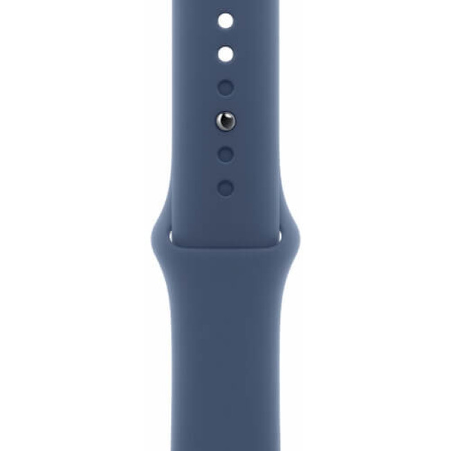 Apple Watch Series 10 46mm Silver Aluminium with Denim Sport Band S/M (MWWL3)