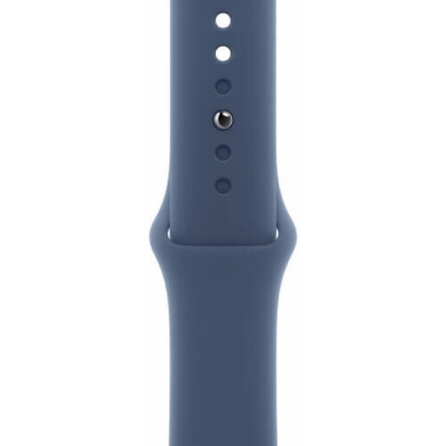 Apple Watch Series 10 46mm Silver Aluminium with Denim Sport Band M/L (MWWM3)
