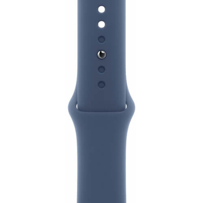 Apple Watch Series 10 GPS + Cellular 46mm Silver Aluminium with Denim Sport Band S/M (MWY03)
