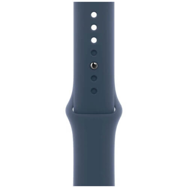 Apple Watch Series 9 41mm Silver Aluminium with Storm Blue Sport Band S/M (MR903)
