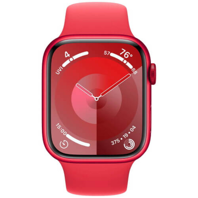 Apple WATCH Series 9 45mm (PRODUCT)RED Aluminium Case with (PRODUCT)RED Sport Band M/L (MRXK3)