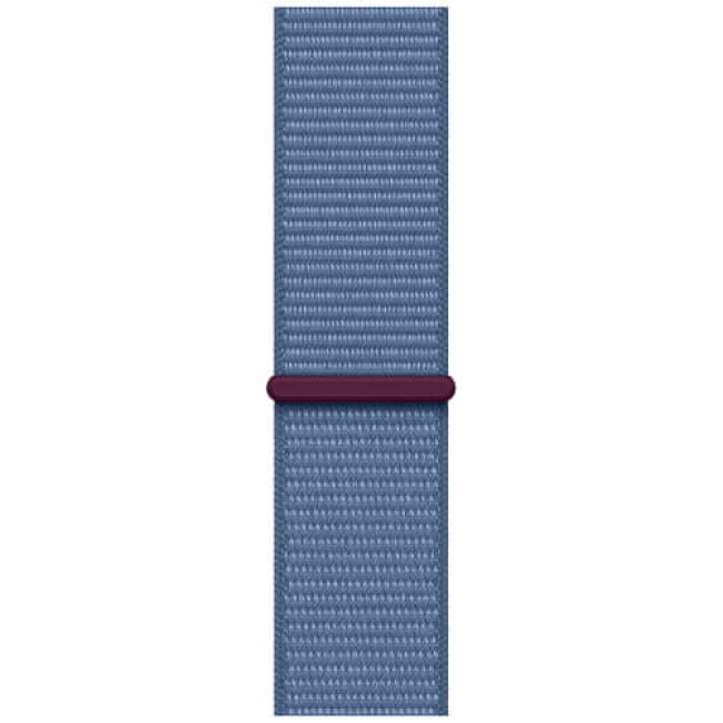 Apple Watch Series 9 GPS 41mm Silver Aluminum with Winter Blue Sport Loop (MR923)