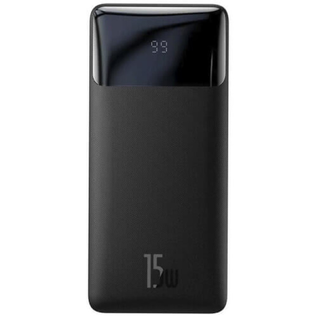 Дополнительный аккумулятор Baseus Bipow Digital Display 15W 30000mAh Black (PPDML-K01)