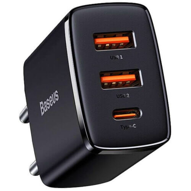 Зарядное устройство Baseus Compact Quick Charger 30W Black (CCXJ-E01)