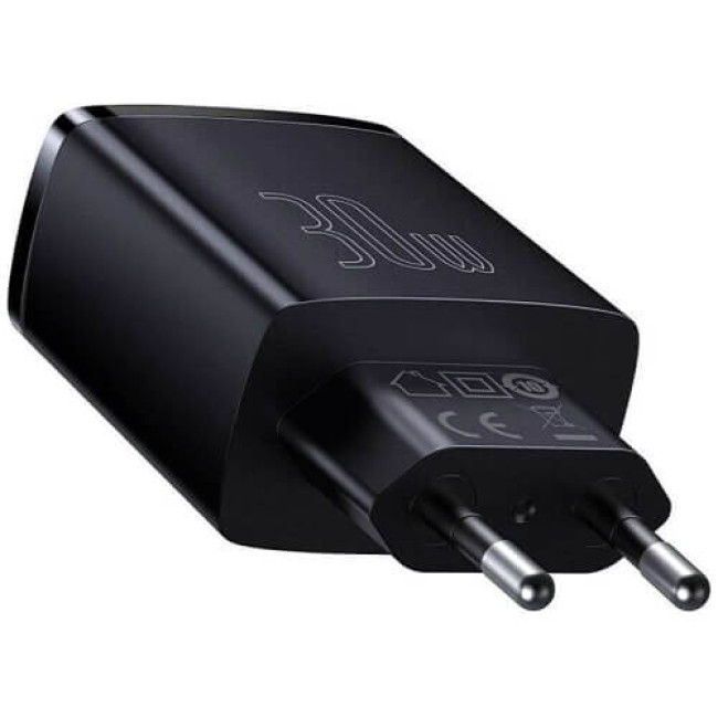 Зарядное устройство Baseus Compact Quick Charger 30W Black (CCXJ-E01)