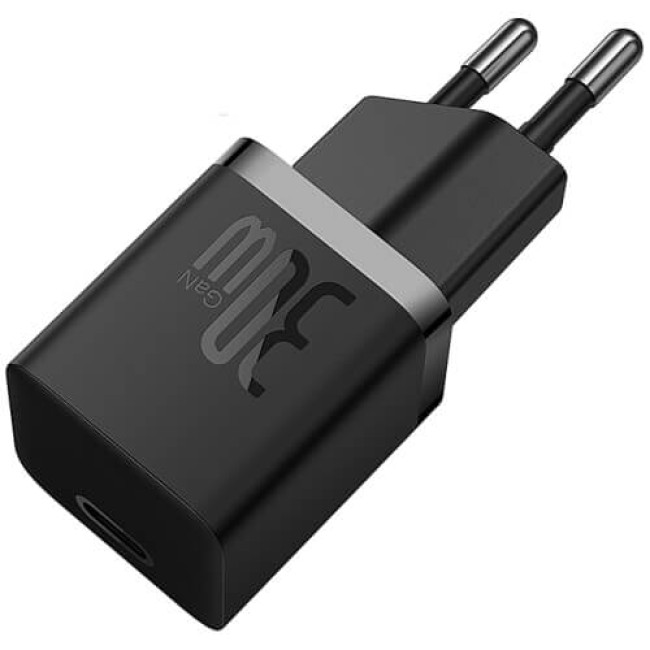 Сетевое зарядное устройство Baseus GaN5 Fast Charger (mini) 1C 30W Black (CCGN070401)