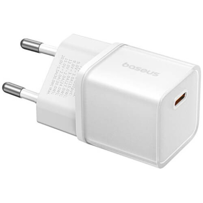 Зарядное устройство Baseus GaN5S Fast Charger 1C 30W EU (P10162504213-00) Moon White
