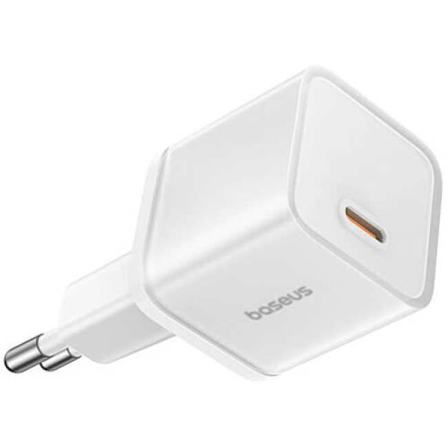 Зарядное устройство Baseus GaN5S Fast Charger 1C 30W EU (P10162504213-00) Moon White