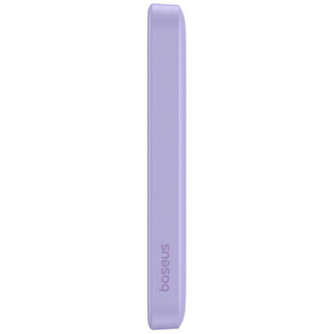 Дополнительный аккумулятор Baseus Magnetic Mini Wireless Fast Charge 5000mAh 20W с кабелем Nebula Purple (P10022107513-00)