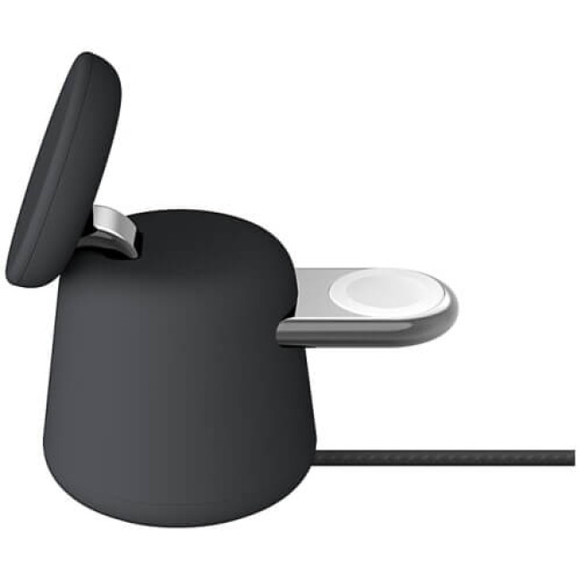 Беспроводное ЗУ Belkin 2in1 MagSafe Charge Station Black (WIZ020VFH36)