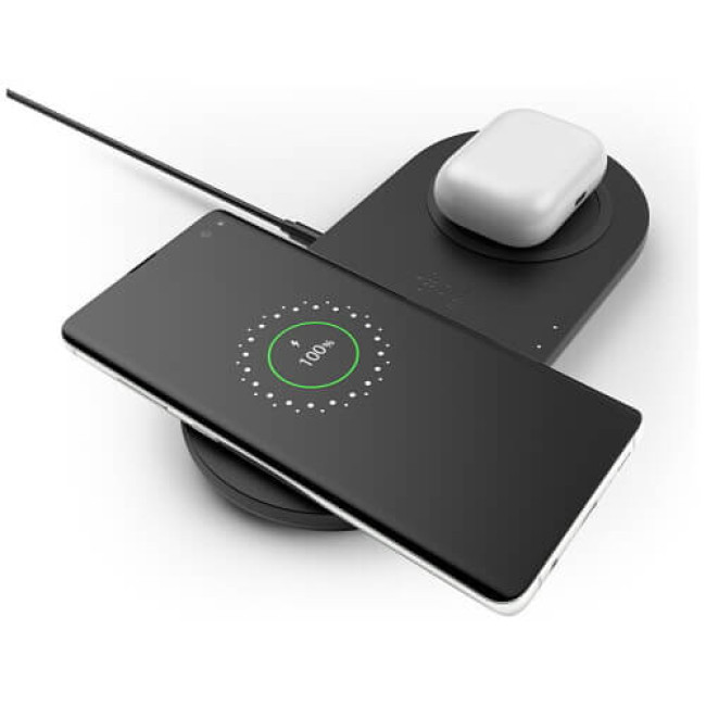 Беспроводное ЗУ Belkin BoostCharge 2in1 10W Black (WIZ002VFBK)
