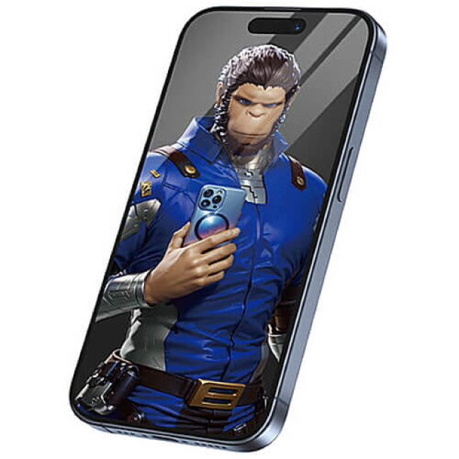 Защита экрана (стекло) Blueo 3D Invisible Airbag Tempered Glass для iPhone 14 Pro/15 (NPB35-I15)