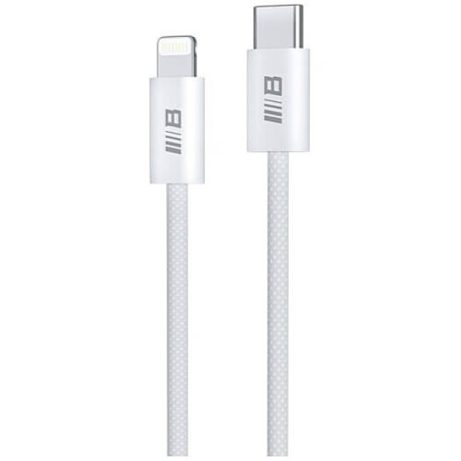 Кабель Blueo Braided PD Fast Charging USB-C/Lightning Cable (2m) White (BL012CL2)