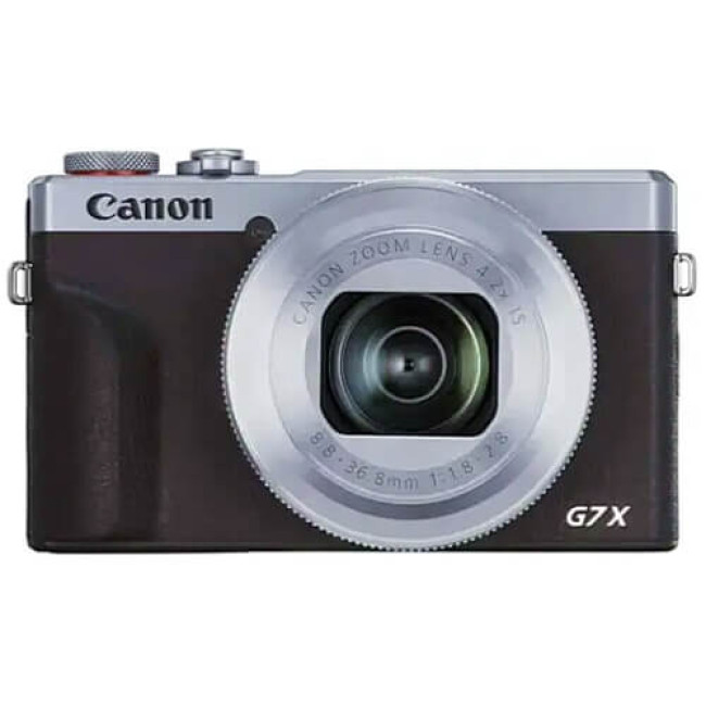 Компактный фотоаппарат Canon PowerShot G7 X Mark III Silver (3638C013)