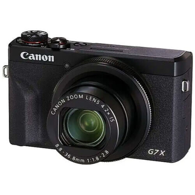 Компактный фотоаппарат Canon PowerShot G7 X Mark III Black (3637C013)