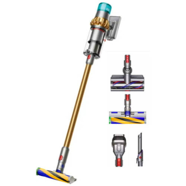 Вертикальный пылесос Dyson V15 Detect Absolute 2023 Gold/Gold (447000-01) 