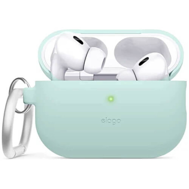 Чехол Elago Silicone Hang Case для AirPods Pro 2 Mint (EAPP2SC-HANG-MT)