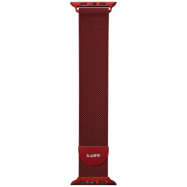 Ремешок Laut STEEL LOOP for Apple Watch 44/45/46/49mm Red (L_AWL_ST_R)