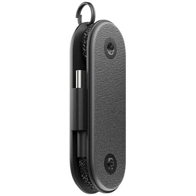 Кабель Native Union Pocket Cable USB-C/USB-C Black (POCK-C-BLK-NP)