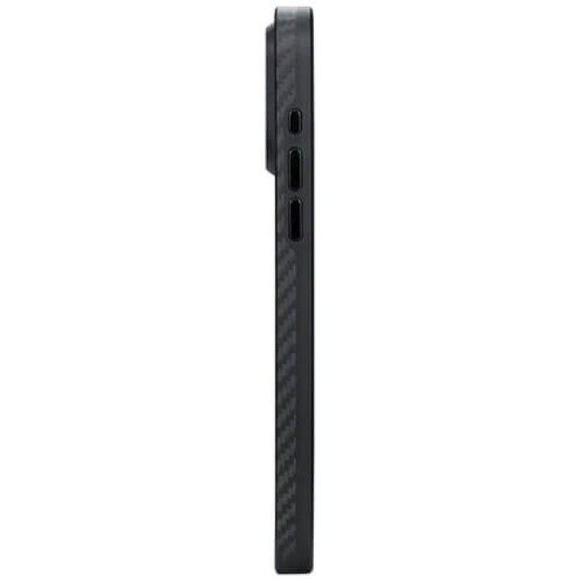 Чехол Pitaka MagEZ Case Pro 4 Twill 1500D Black/Grey для iPhone 15 Pro (KI1501PP)