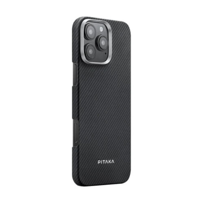 Чехол Pitaka Ultra-Slim Case Classic Twill 600D Black/Grey для iPhone 16 Pro (KI1601PA)