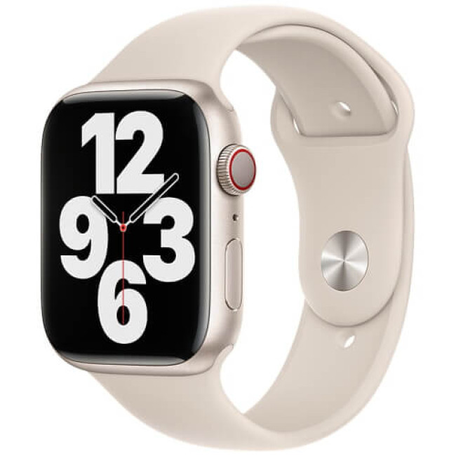 Ремешок для Apple Watch 45/44/42mm Starlight Sport Band Regular S/M (MKUU3/3J607)