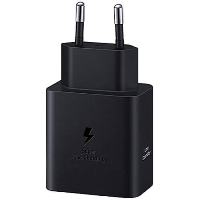 Сетевое зарядное устройство Samsung Compact Power Adapter 45W Black with Type-C/Type-C (EP-T4511XBEGEU)