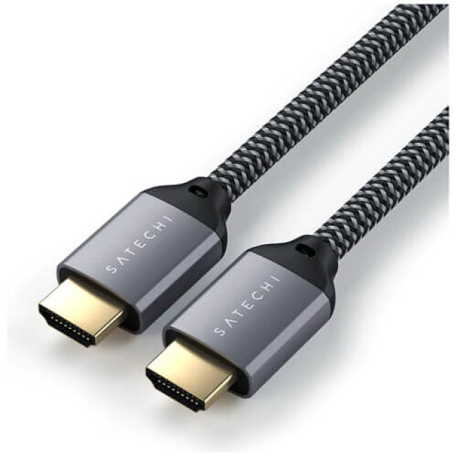 Кабель Satechi 8K HDMI Ultra High Speed Cable Space Gray (ST-8KHC2MM)
