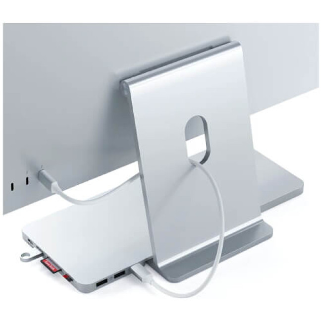 Адаптер Satechi Aluminum USB-C Slim Dock для iMac 24'' Silver (ST-UCISDS)