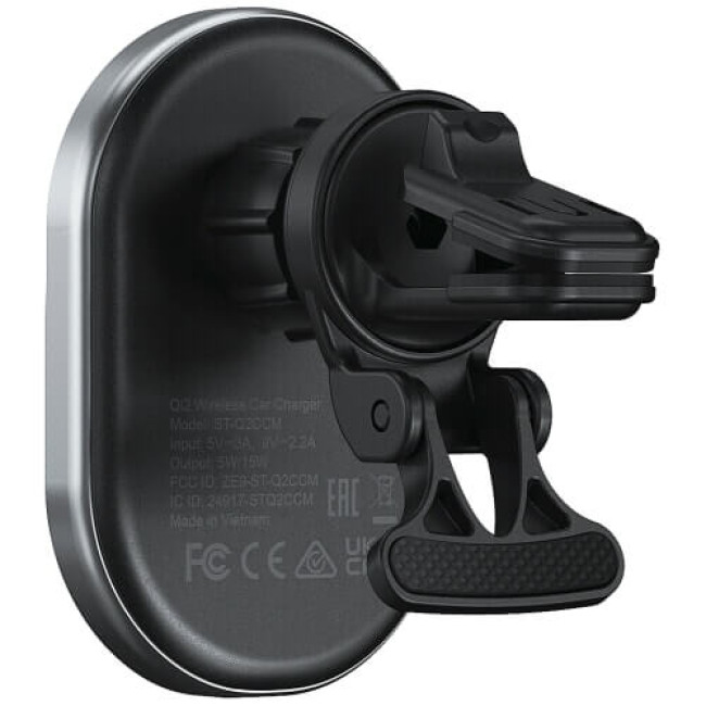 Зарядное устройство Satechi Qi2 Wireless Car Charger Space Gray (ST-Q2CCM)