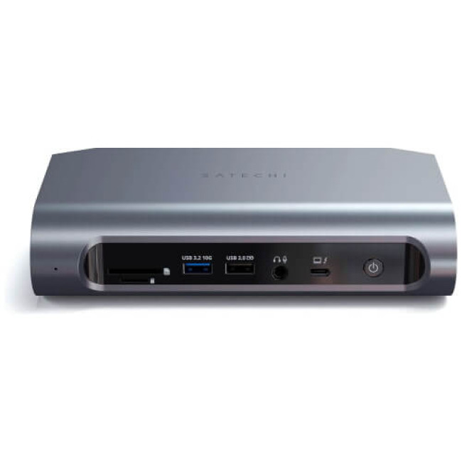 Адаптер Satechi Thunderbolt 4 Multimedia Pro Space Gray (ST-DT4PMM-EU)