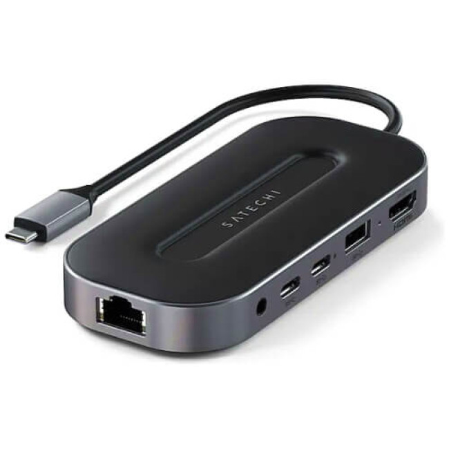 Адаптер Satechi USB4 Multiport Adapter with with 2.5G Ethernet Space Gray (ST-U4MGEM)