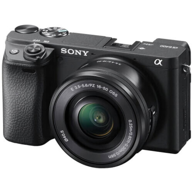 Беззеркальный фотоаппарат Sony Alpha A6400 kit (16-50mm) Black (ILCE6400LB.CEC)