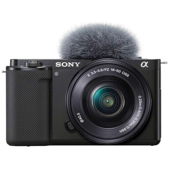 Беззеркальный фотоаппарат Sony ZV-E10 kit (16-50mm) Black (ILCZVE10LB.CEC)