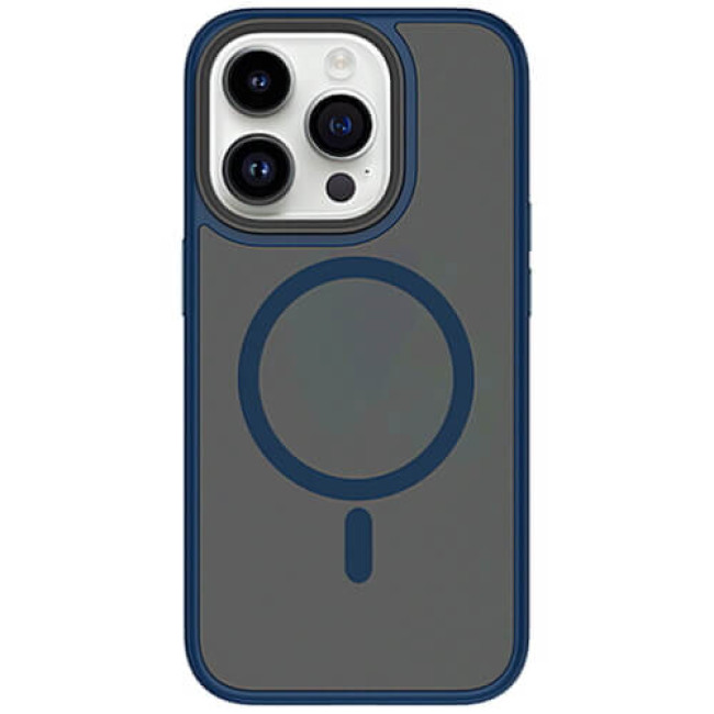 Чехол WIWU FGG-011 Magnetic Colorful Series для iPhone 15 Pro Blue