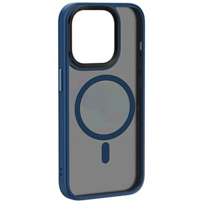 Чехол WIWU FGG-011 Magnetic Colorful Series для iPhone 15 Pro Blue