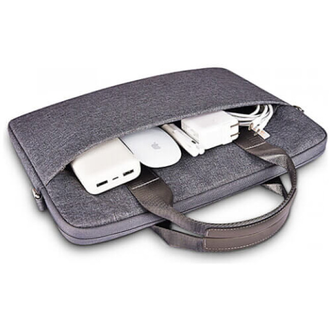 Чехол WIWU для MacBook 14'' Minimalist Laptop Bag Series (Grey)