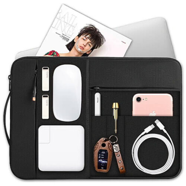 Чехол WIWU для MacBook 14'' Alpha Slim Sleeve Series (Black)