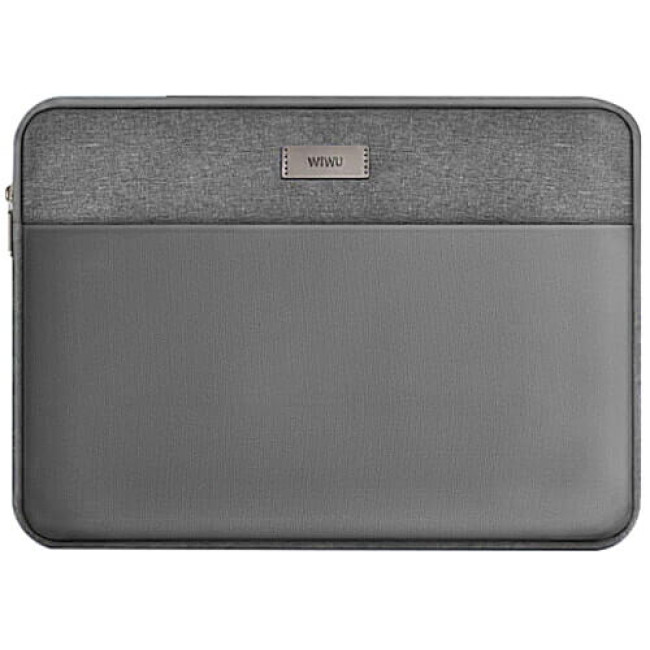 Чехол WIWU для MacBook 14'' Minimalist Sleeve Series (Grey)
