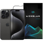 Защита экрана (стекло) Monblan для iPhone 16 Pro Max 2.5D Anti Static 0.26mm Black