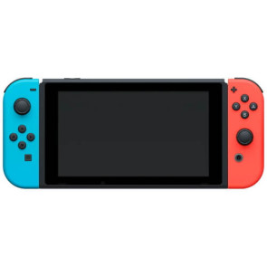 Nintendo Switch with Neon Blue and Neon Red Joy-Con 