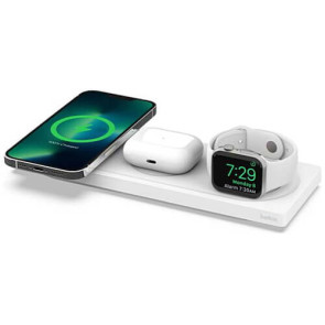 Беспроводное ЗУ Belkin 3in1 MagSafe Stand White (WIZ016VFWH)