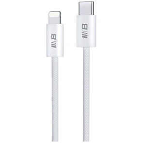Кабель Blueo Braided PD Fast Charging USB-C/Lightning Cable (2m) White (BL012CL2)