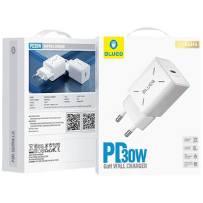 Зарядное устройство Blueo GaN 30W USB-C Fast Charger (BT5925)