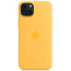 Чехол Apple iPhone 15 Silicone Case with MagSafe Sunshine (MWNA3)